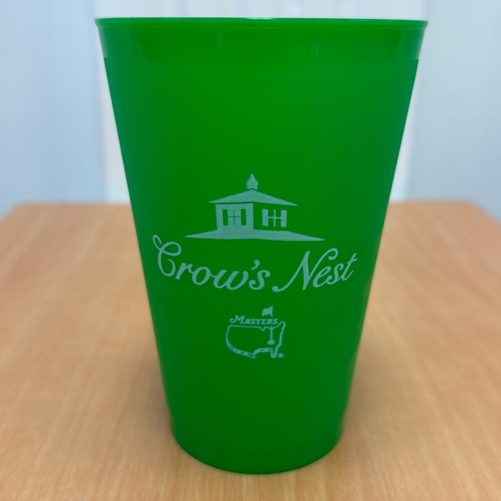 2026 Masters Tournament Crow’s Nest Green Plastic Cup!!🔥🔥🔥
